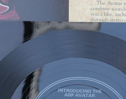 Arp-Avatar pamphlet and flexi-disk